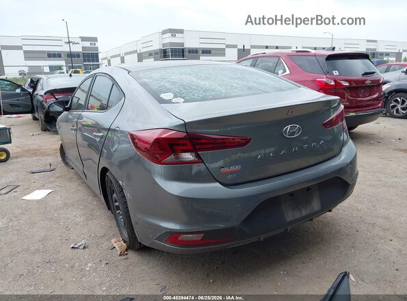 KMHD74LF0KU793845 2019 HYUNDAI ELANTRA Gray Trasero izquierdo