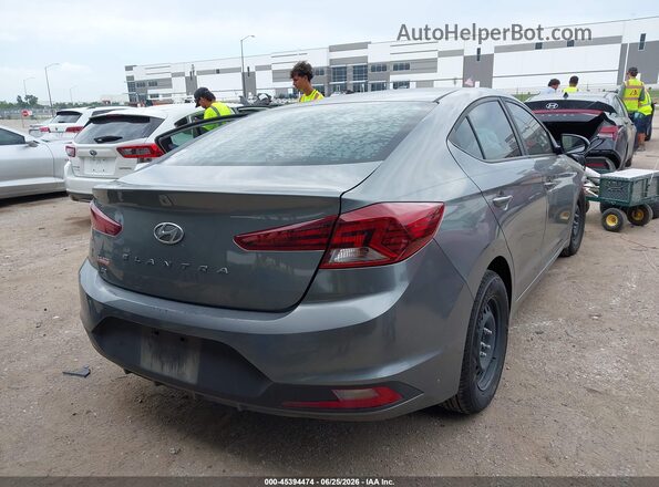 KMHD74LF0KU793845 2019 HYUNDAI ELANTRA Gray Trasero derecho