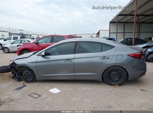 KMHD74LF0KU793845 2019 HYUNDAI ELANTRA Gray 