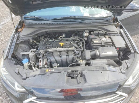 KMHD74LF1HU090635 2017 HYUNDAI ELANTRA Черный Вид задней части салона