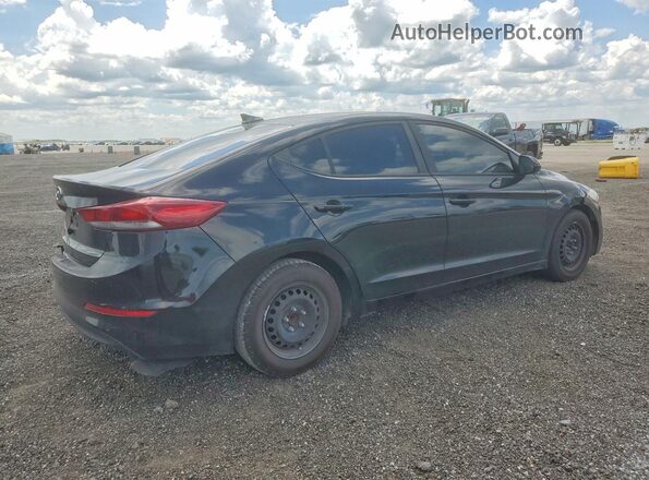 KMHD74LF1HU090635 2017 HYUNDAI ELANTRA Черный Задняя правая четверть