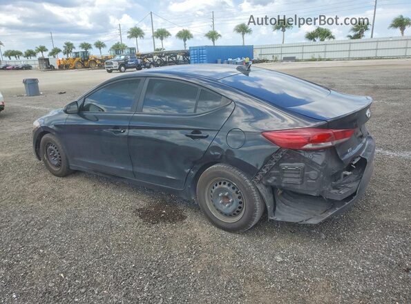 KMHD74LF1HU090635 2017 HYUNDAI ELANTRA Черный Задняя левая четверть