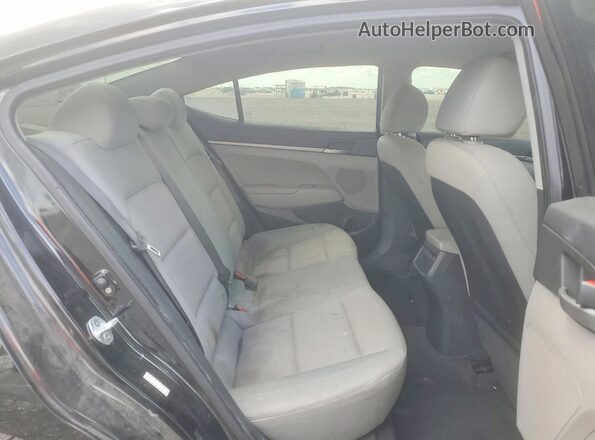 KMHD74LF1HU090635 2017 HYUNDAI ELANTRA Черный Вид задних сидений