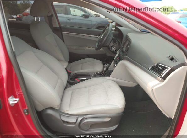 KMHD74LF1HU103593 2017 HYUNDAI ELANTRA Red წინა სალონის ხედი