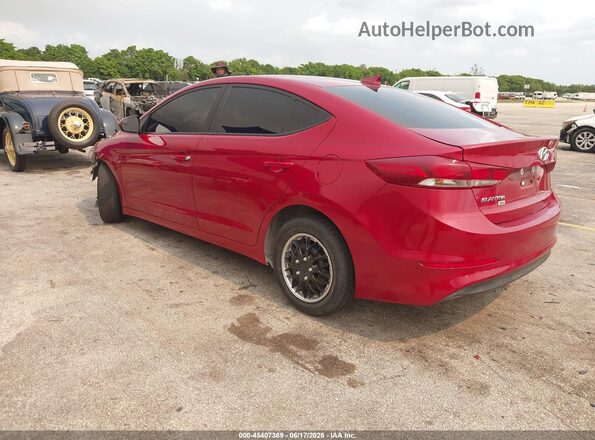 KMHD74LF1HU103593 2017 HYUNDAI ELANTRA Red უკანა მარცხენა