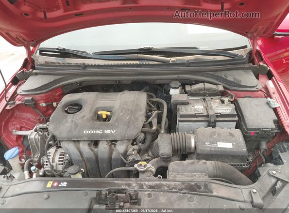 KMHD74LF1HU103593 2017 HYUNDAI ELANTRA Red უკანა ხედი