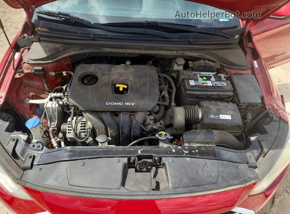 KMHD74LF1HU363153 2017 HYUNDAI ELANTRA Red 
