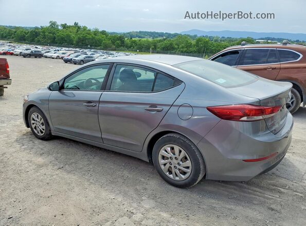 KMHD74LF1JU449598 2018 HYUNDAI ELANTRA Gray 