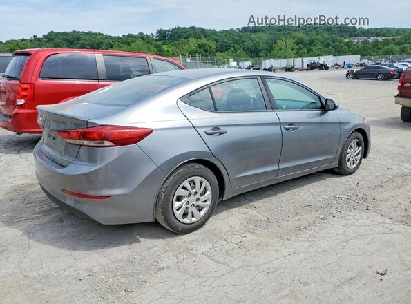 KMHD74LF1JU449598 2018 HYUNDAI ELANTRA Gray 