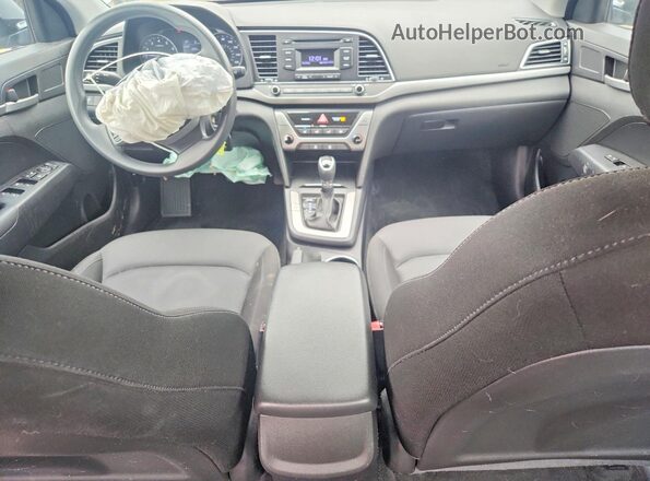 KMHD74LF1JU452940 2018 HYUNDAI ELANTRA Gray Vista del salpicadero