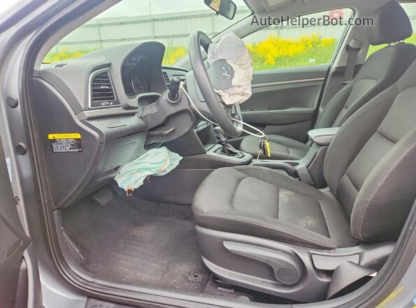 KMHD74LF1JU452940 2018 HYUNDAI ELANTRA Gray Vista interior delantera