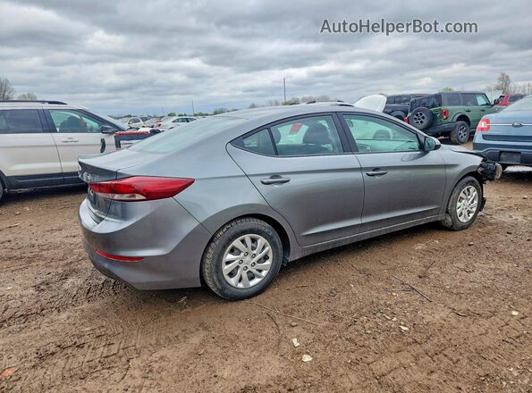 KMHD74LF1JU452940 2018 HYUNDAI ELANTRA Gray Trasero derecho