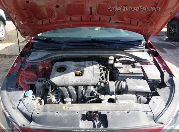 KMHD74LF1KU793014 2019 HYUNDAI ELANTRA Red Вид ззаду