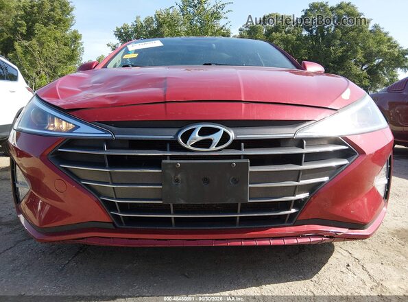 KMHD74LF1KU793014 2019 HYUNDAI ELANTRA Red 