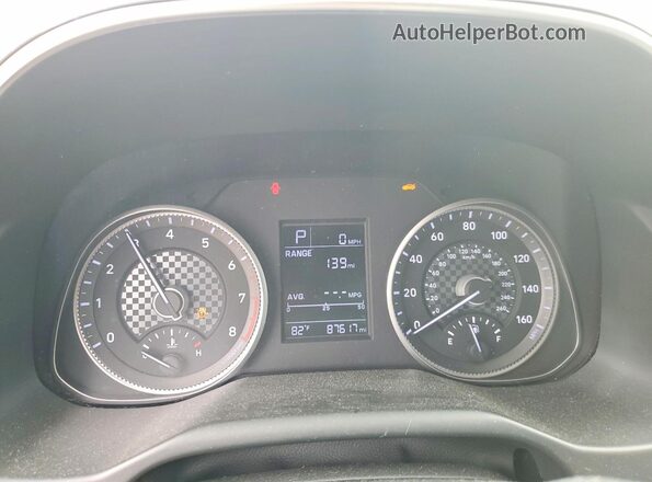 KMHD74LF1KU807154 2019 HYUNDAI ELANTRA Red ხელსაწყოთა პანელის ხედი