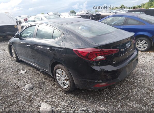 KMHD74LF1LU070782 2020 HYUNDAI ELANTRA Black Задня ліва чверть