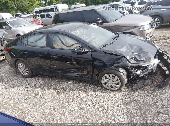 KMHD74LF1LU070782 2020 HYUNDAI ELANTRA Black Вид задньої частини салону