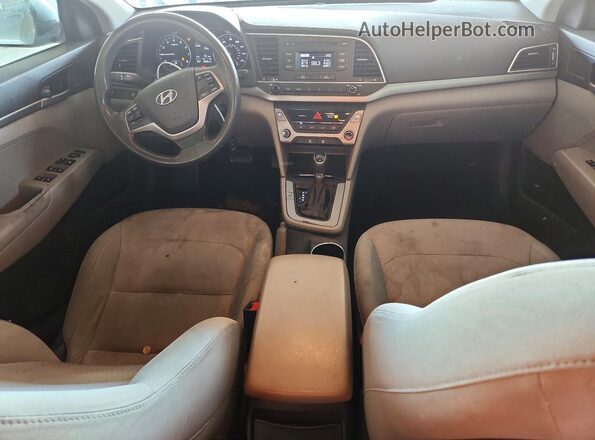 KMHD74LF2HU085959 2017 HYUNDAI ELANTRA Gray 