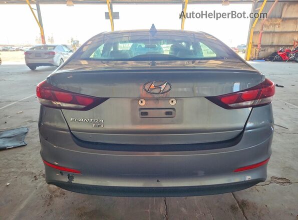 KMHD74LF2HU085959 2017 HYUNDAI ELANTRA Gray 