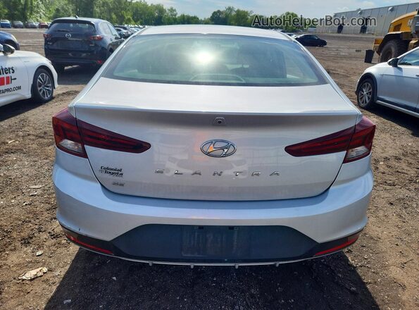 KMHD74LF2KU863961 2019 HYUNDAI ELANTRA Silver Вид ззаду