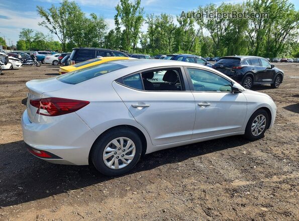 KMHD74LF2KU863961 2019 HYUNDAI ELANTRA Silver Задня права чверть