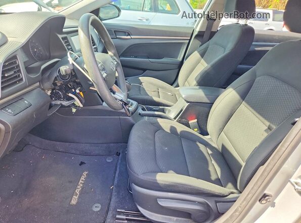 KMHD74LF2KU863961 2019 HYUNDAI ELANTRA Silver Вид салону спереду