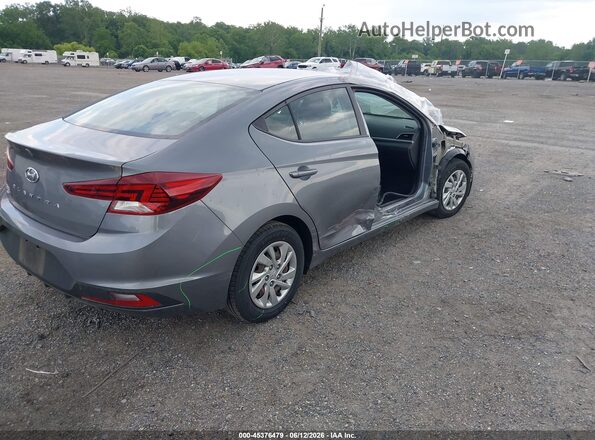 KMHD74LF2KU877830 2019 HYUNDAI ELANTRA Gray Trasero derecho
