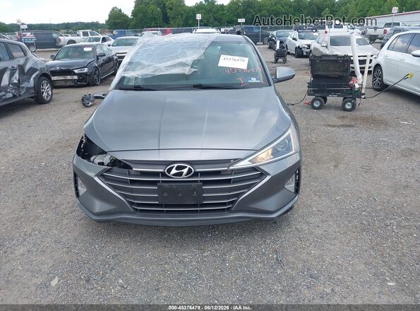 KMHD74LF2KU877830 2019 HYUNDAI ELANTRA Gray Vista interior trasera