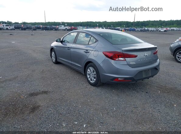KMHD74LF2KU877830 2019 HYUNDAI ELANTRA Gray Trasero izquierdo