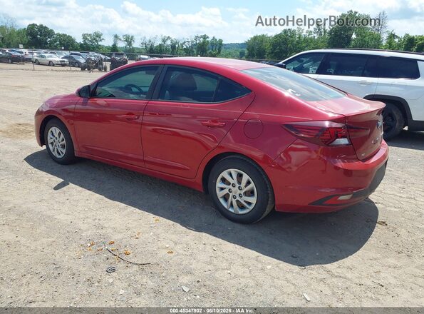 KMHD74LF2LU017847 2020 HYUNDAI ELANTRA Red Tył lewy