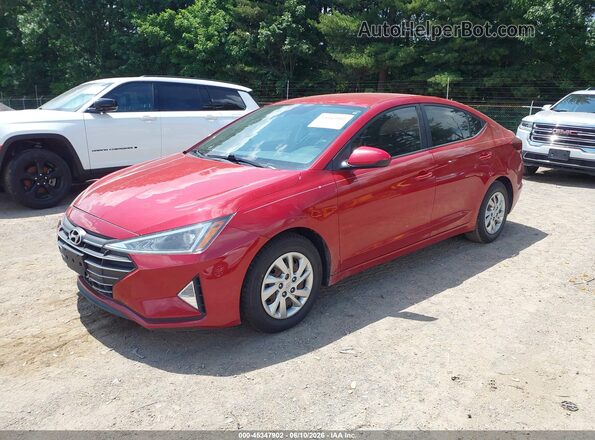 KMHD74LF2LU017847 2020 HYUNDAI ELANTRA Red Przód lewy