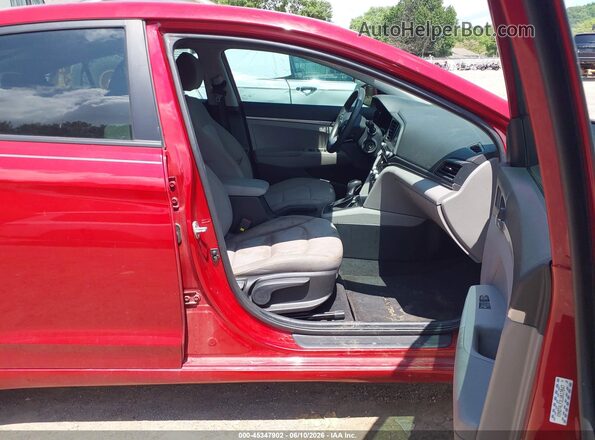 KMHD74LF2LU017847 2020 HYUNDAI ELANTRA Red Widok wnętrza z przodu