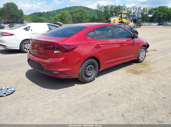 KMHD74LF2LU017847 2020 HYUNDAI ELANTRA Red Tył prawy