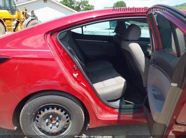 KMHD74LF2LU017847 2020 HYUNDAI ELANTRA Red Widok naklejki z numerem VIN