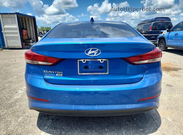 KMHD74LF3HU208748 2017 HYUNDAI ELANTRA Blue 