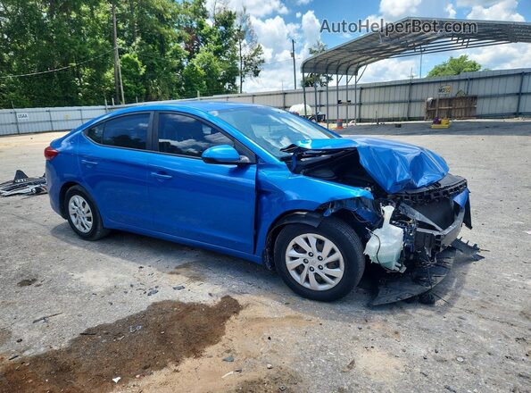 KMHD74LF3HU208748 2017 HYUNDAI ELANTRA Blue 