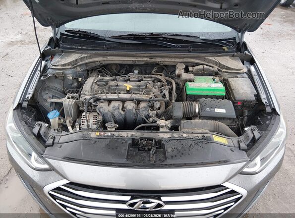 KMHD74LF3HU400025 2017 HYUNDAI ELANTRA Серый Вид сзади