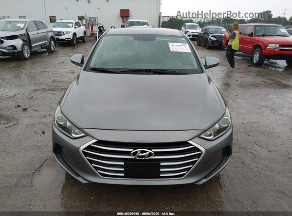 KMHD74LF3HU400025 2017 HYUNDAI ELANTRA Серый Вид щитка приборов