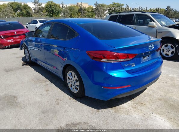 KMHD74LF3JU470226 2018 HYUNDAI ELANTRA Blue Հետևի ձախ
