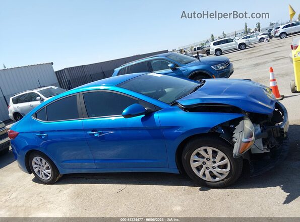 KMHD74LF3JU470226 2018 HYUNDAI ELANTRA Blue Սալոնի 360 աստիճան տեսք