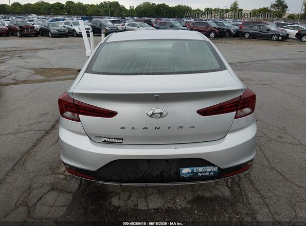 KMHD74LF3KU775369 2019 HYUNDAI ELANTRA Silver 