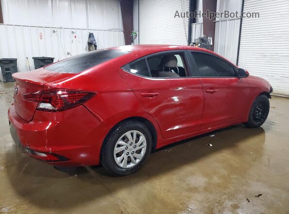 KMHD74LF3KU791247 2019 HYUNDAI ELANTRA Red უკანა მარჯვენა