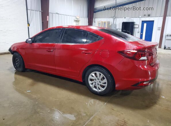 KMHD74LF3KU791247 2019 HYUNDAI ELANTRA Red უკანა მარცხენა