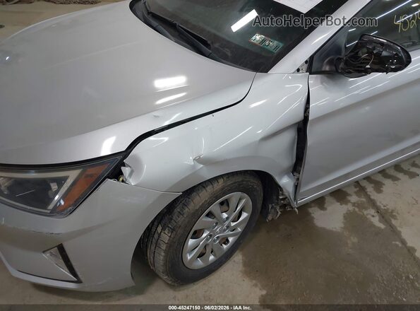 KMHD74LF3KU833402 2019 HYUNDAI ELANTRA Серебряный 