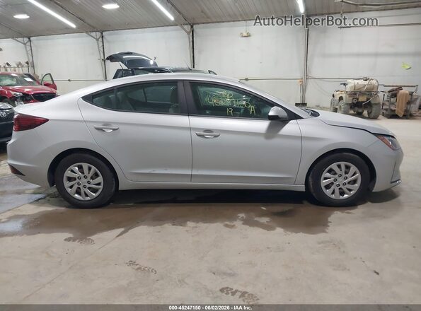 KMHD74LF3KU833402 2019 HYUNDAI ELANTRA Серебряный 