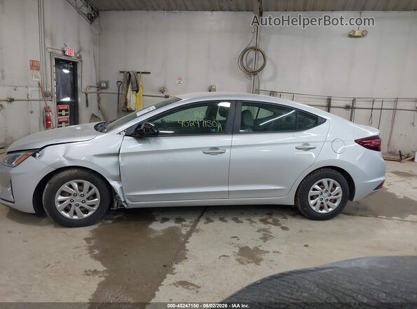 KMHD74LF3KU833402 2019 HYUNDAI ELANTRA Серебряный 