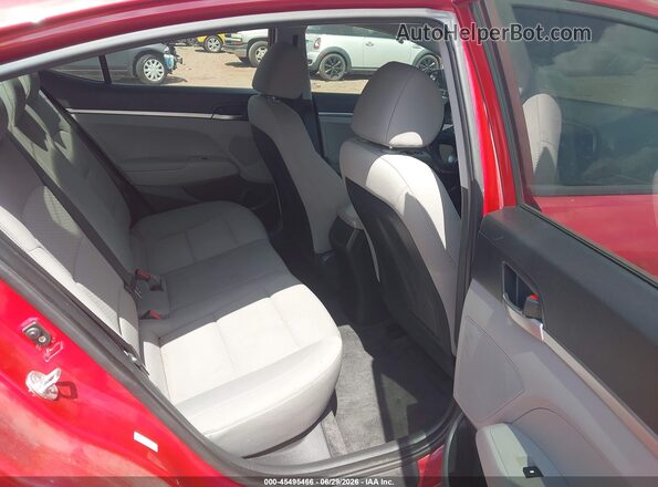 KMHD74LF3KU841998 2019 HYUNDAI ELANTRA Red Widok naklejki z numerem VIN