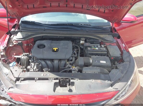 KMHD74LF3KU841998 2019 HYUNDAI ELANTRA Red Widok z tyłu
