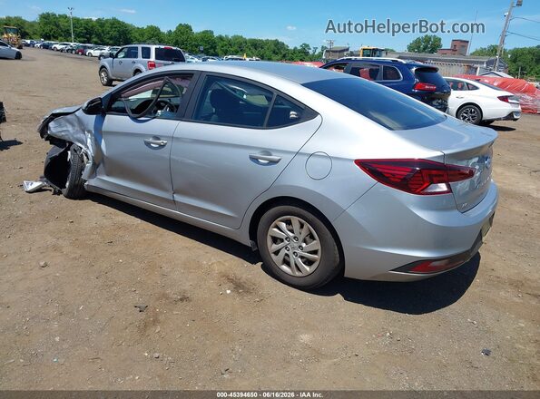 KMHD74LF3LU952035 2020 HYUNDAI ELANTRA Silver Trasero izquierdo