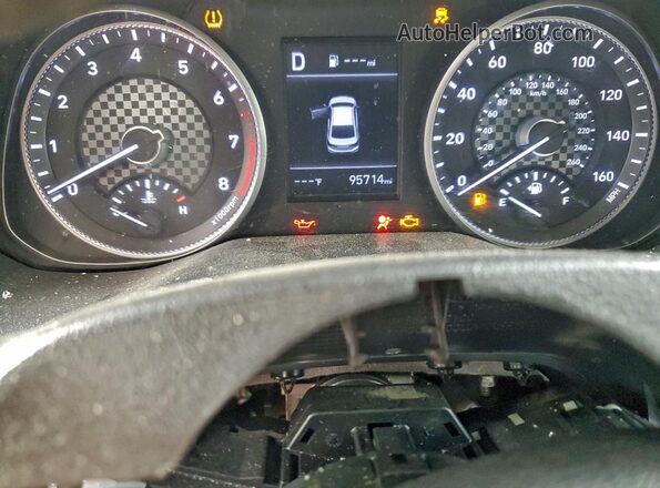 KMHD74LF3LU958384 2020 HYUNDAI ELANTRA Black Vista del cuadro de instrumentos